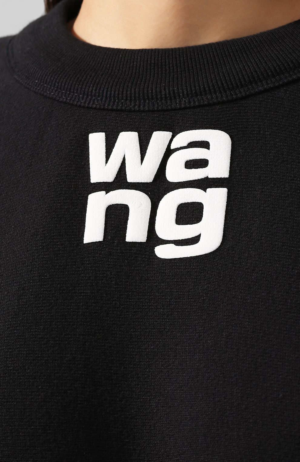 Хлопковый свитшот ALEXANDERWANG.T черного цвета по цене 24950 руб., арт. 4CC2191091, фото 5 Хлопковый свитшот ALEXANDERWANG.T, арт. 4CC2191091, фото 5