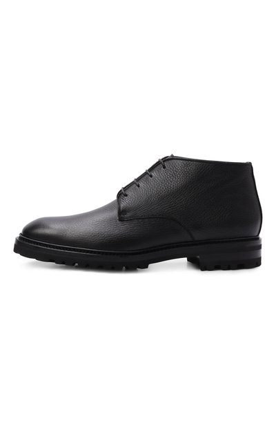 Кожаные ботинки KITON черного цвета по цене 228500 руб., арт. USSA510N00126, фото 3 Кожаные ботинки KITON, арт. USSA510N00126, фото 3