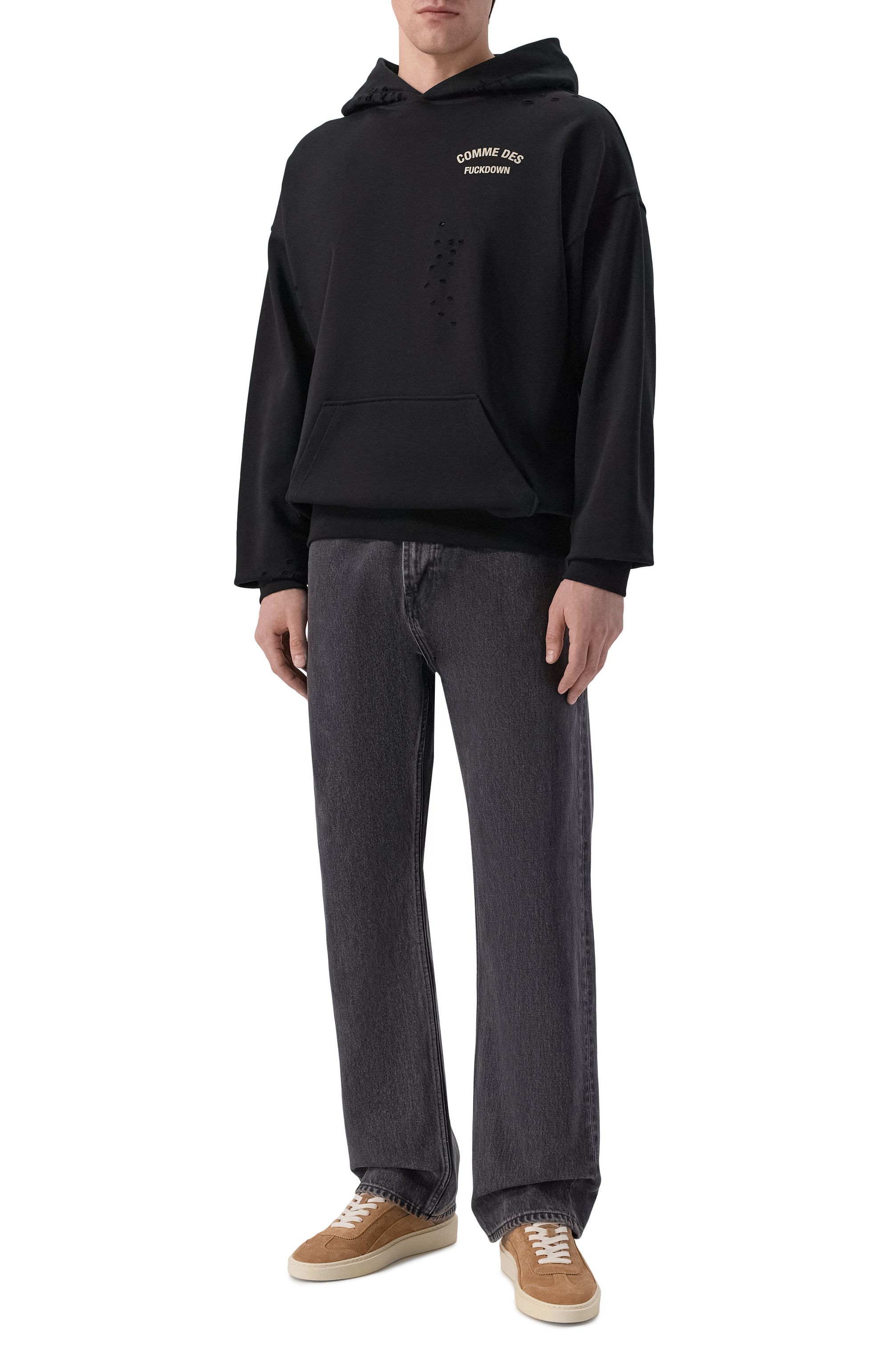 Хлопковое худи COMME DES FUCKDOWN, арт. CFABM01926, фото 2