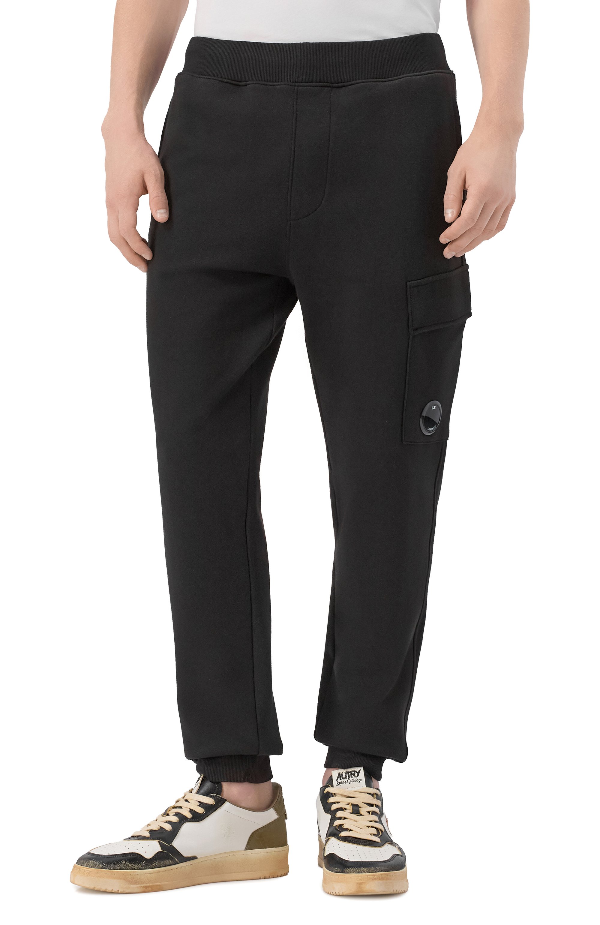 Хлопковые джоггеры C.P. COMPANY, арт. 18CMSP017A005086W, фото 3