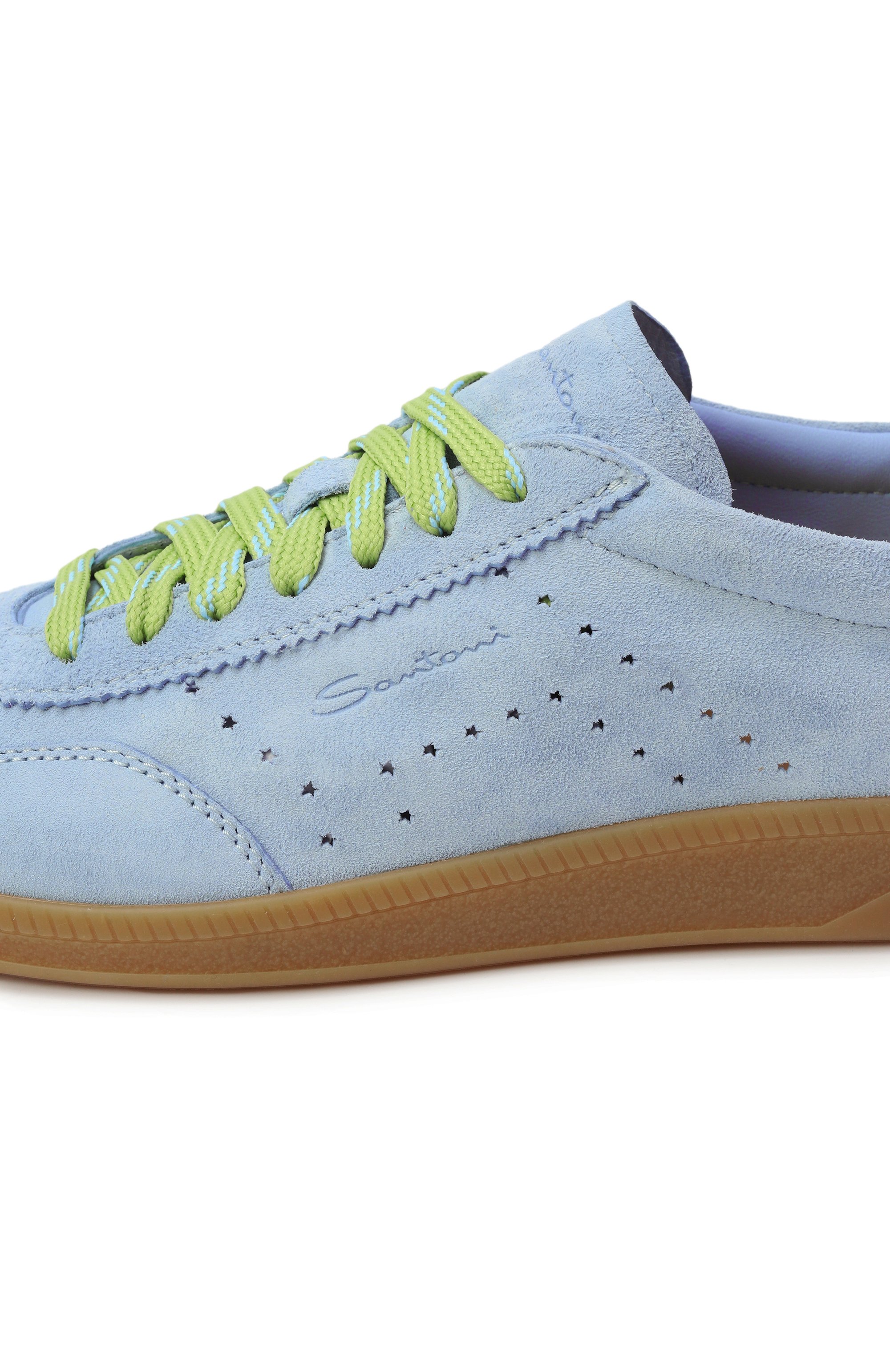 Замшевые кеды dbs oly SANTONI, арт. WBPG61340FARTKCL, фото 7