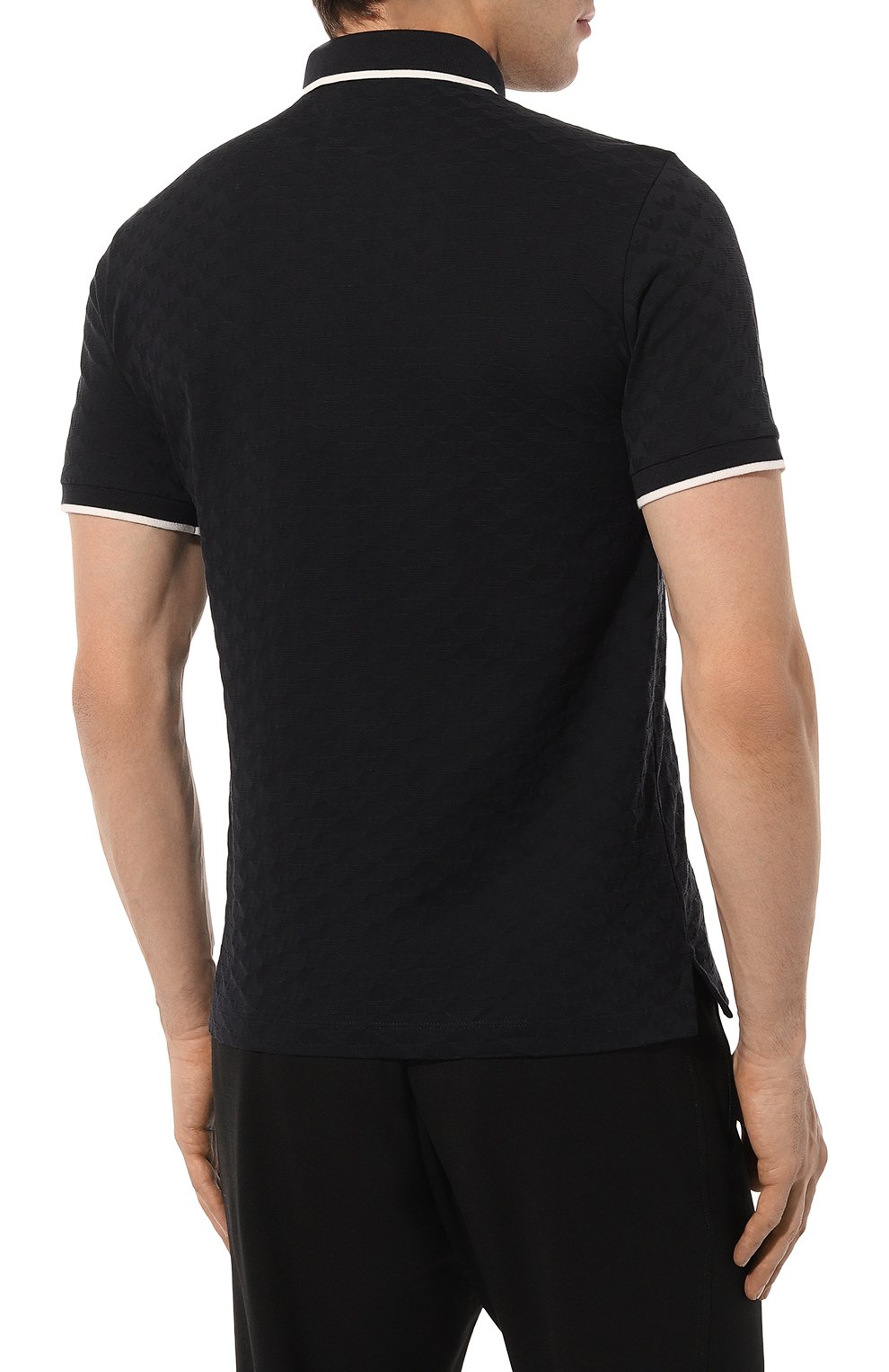 Хлопковое поло EMPORIO ARMANI, арт. 8N1FP0/1JHWZ, фото 4