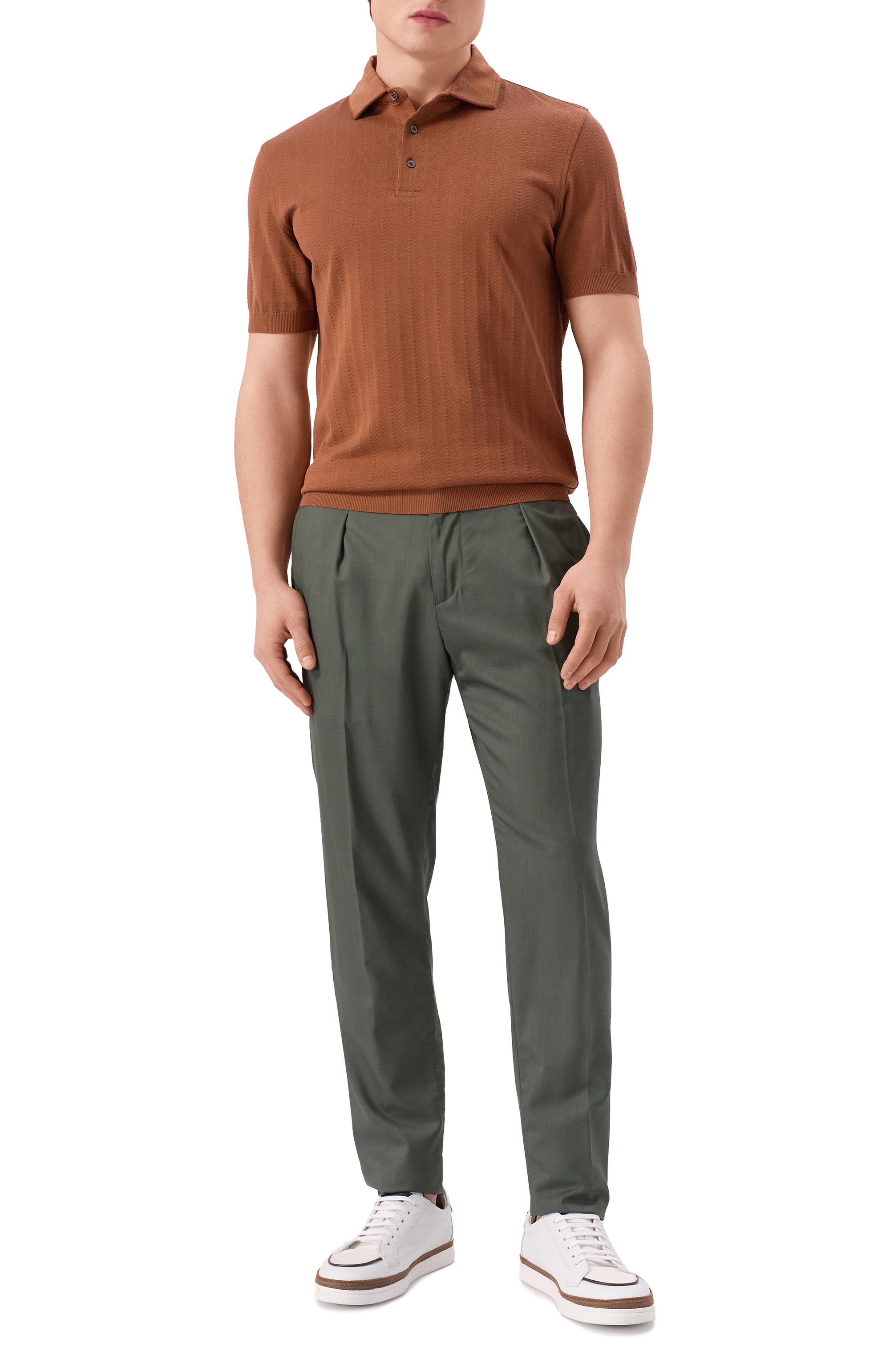 Хлопковое поло CORNELIANI, арт. 25G521-2525007, фото 2