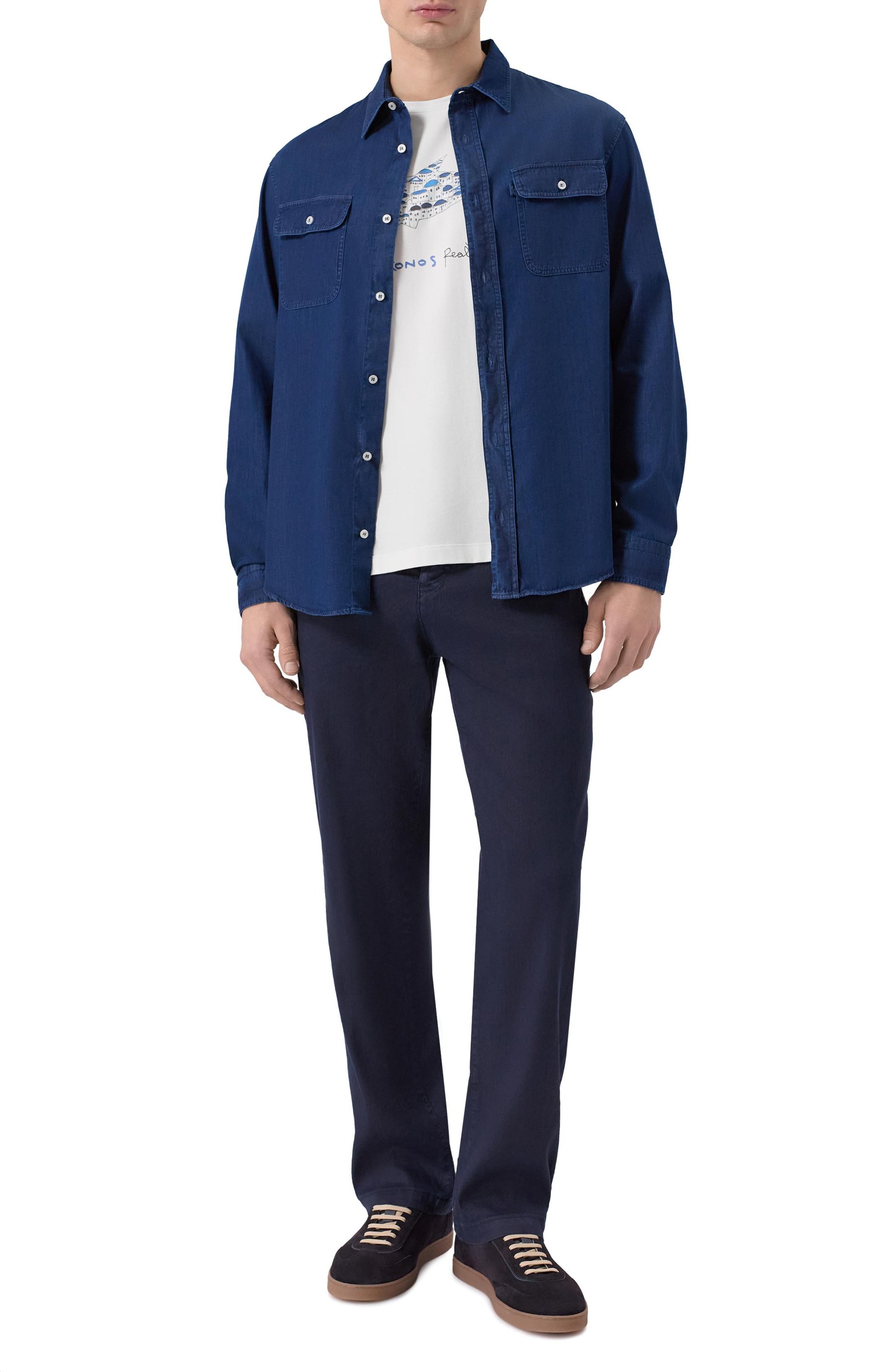 Хлопковая футболка PAUL&SHARK, арт. 26411039, фото 2