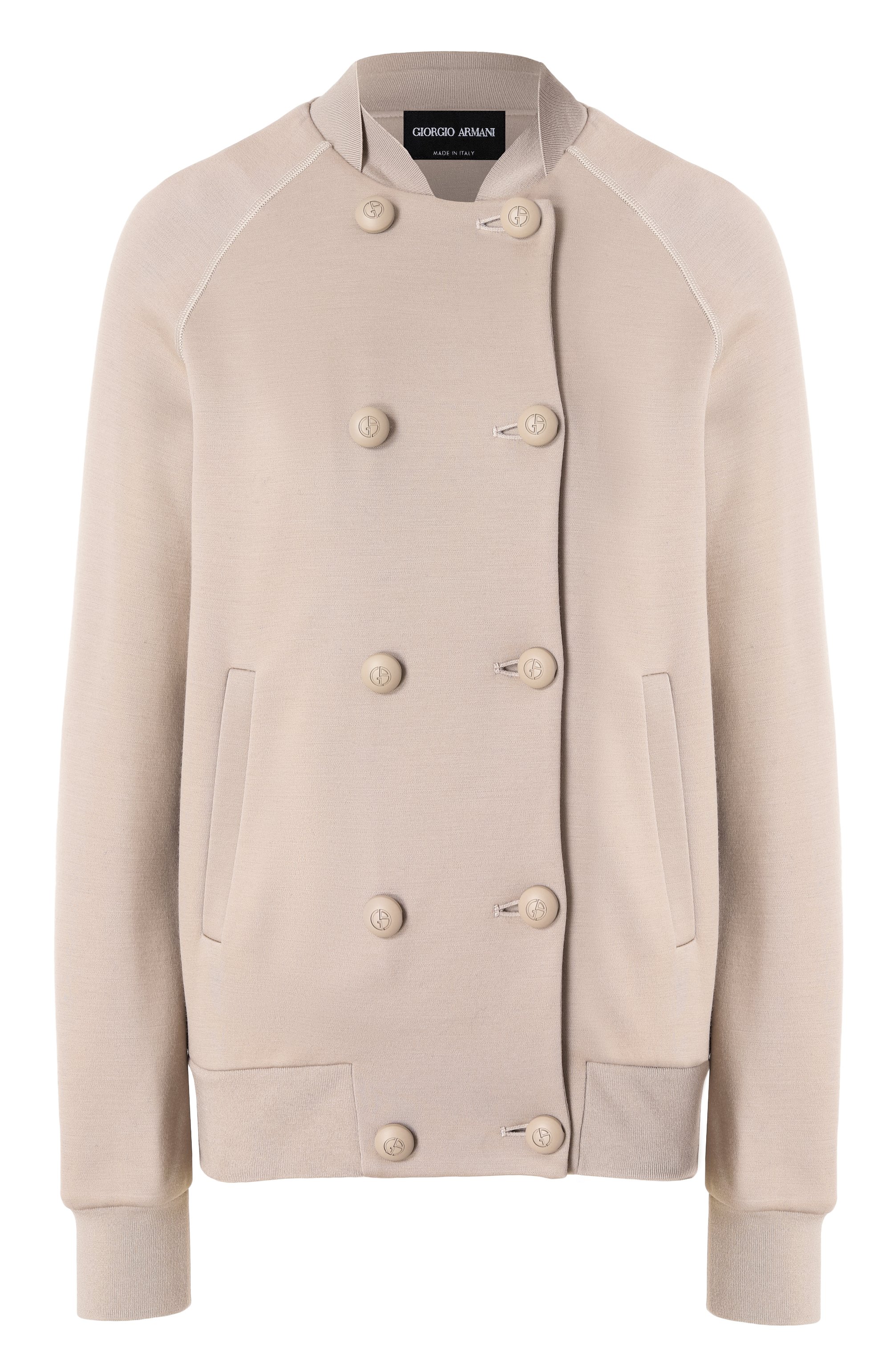 Бомбер из шерсти и вискозы GIORGIO ARMANI, арт. 6KAB50/AJDFZ, фото 1