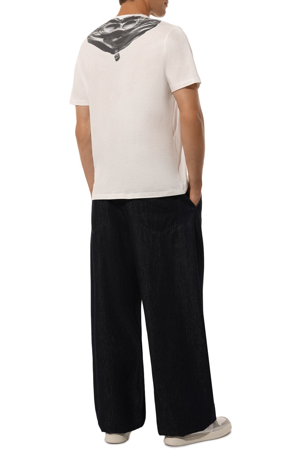 Хлопковая футболка C.P. COMPANY, арт. 17CMTS030A005100W, фото 2