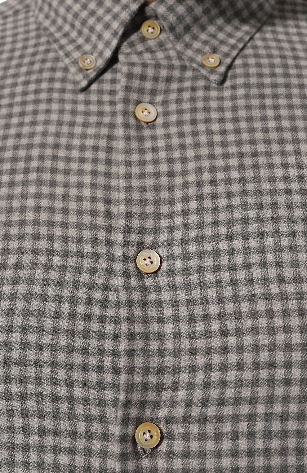 Хлопковая рубашка KITON, арт. UCIH0864302/47-50, фото 5