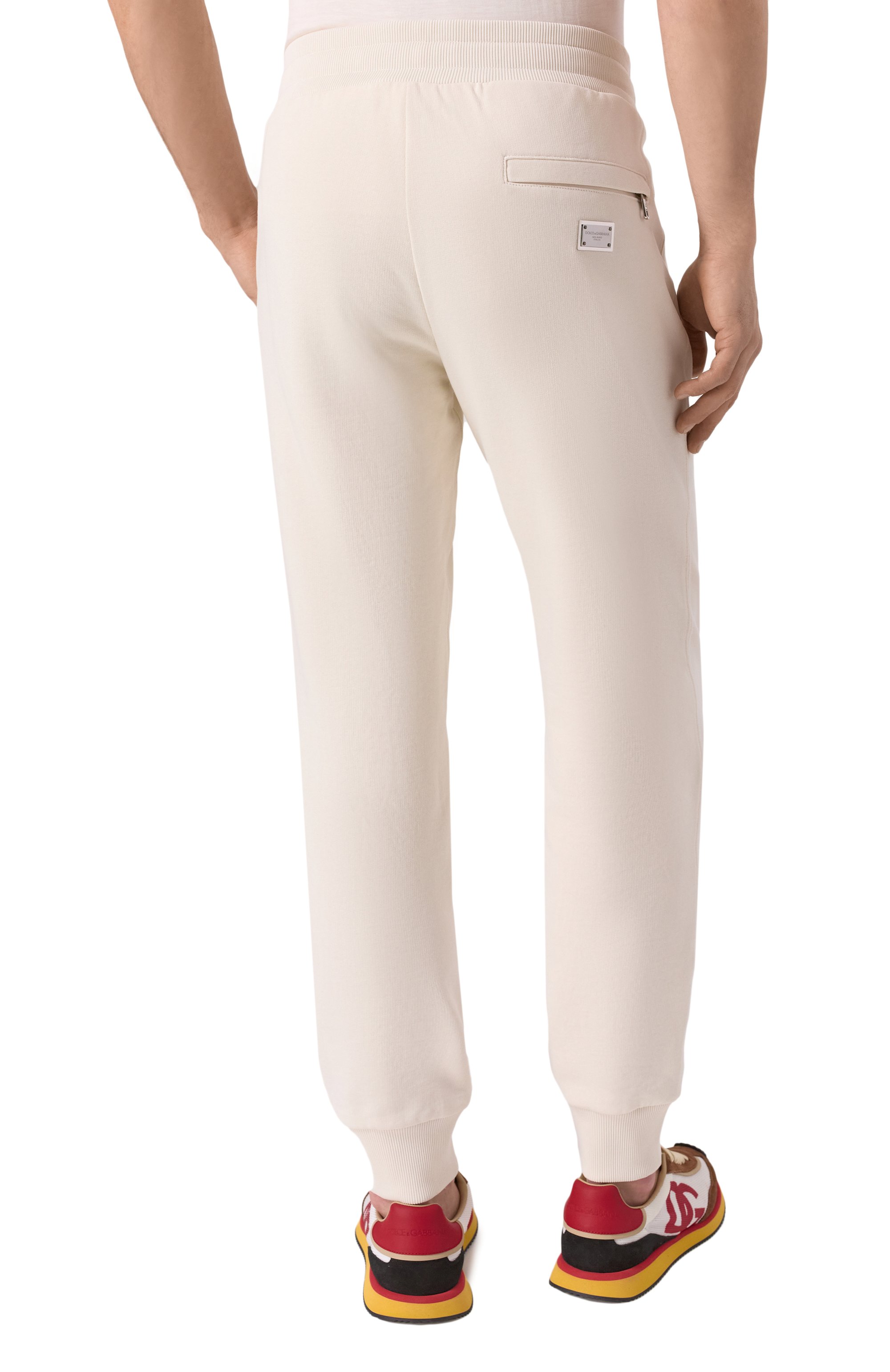 Хлопковые джоггеры DOLCE & GABBANA, арт. GP07TT/G7N7B, фото 4