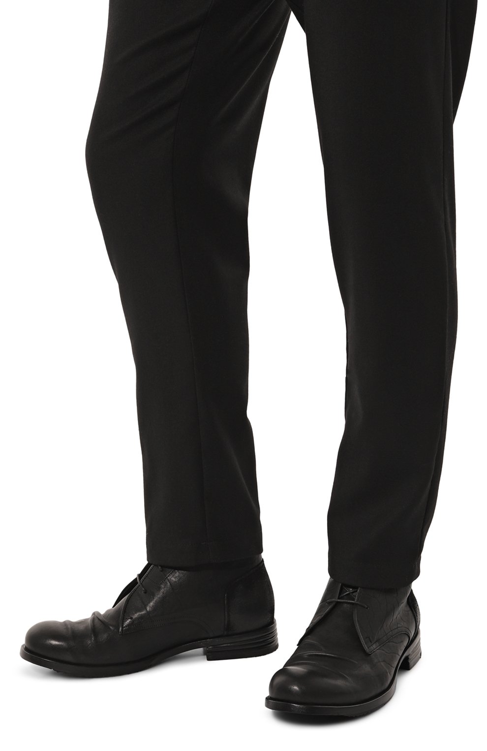 Кожаные ботинки clabry 530 CLABRY черного цвета по цене 74900 руб., арт. CB53016, фото 3 Кожаные ботинки clabry 530 CLABRY, арт. CB53016, фото 3