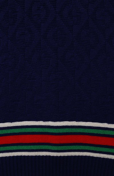 Свитер GUCCI синего цвета по цене 42850 руб., арт. 691914, фото 3 Свитер GUCCI, арт. 691914, фото 3