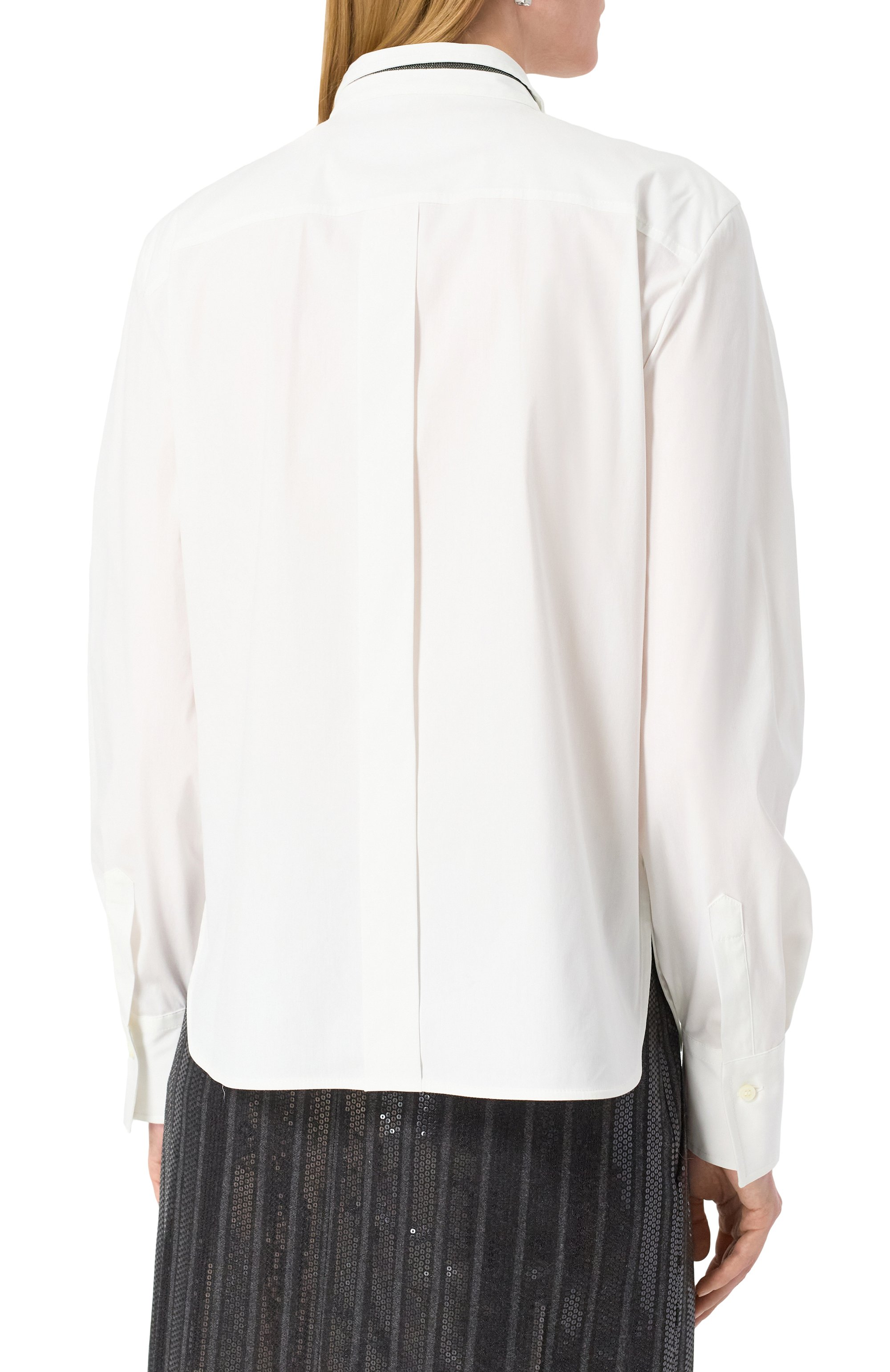 Хлопковая рубашка BRUNELLO CUCINELLI, арт. M0091MP816, фото 4