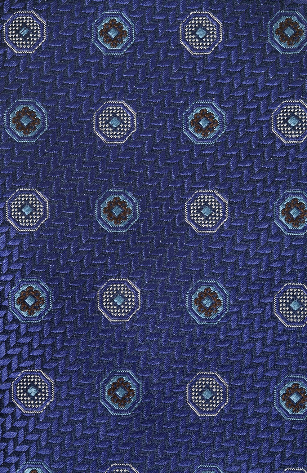 Шелковый галстук CANALI темно-синего цвета по цене 14650 руб., арт. 18/HJ03137, фото 3 Шелковый галстук CANALI, арт. 18/HJ03137, фото 3