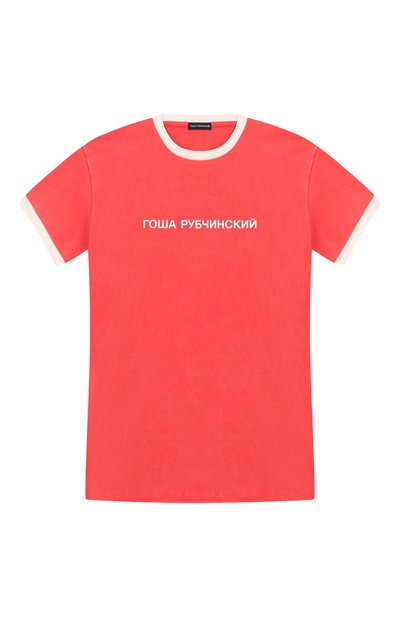 Хлопковая футболка ГОША РУБЧИНСКИЙ, арт. TSH_0702_RED