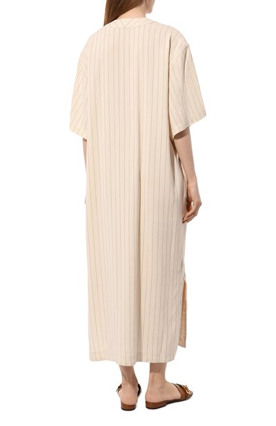 Платье из вискозы TOTEME, арт. 242-WRD1749-FB0112, фото 4