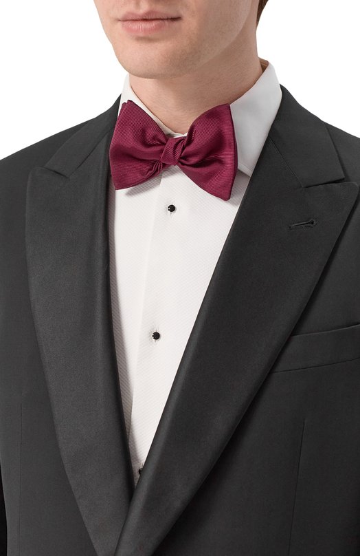 Шелковый галстук-бабочка Brioni 01L600/PZ418 Бордовый  01L600/PZ418 Фото 2