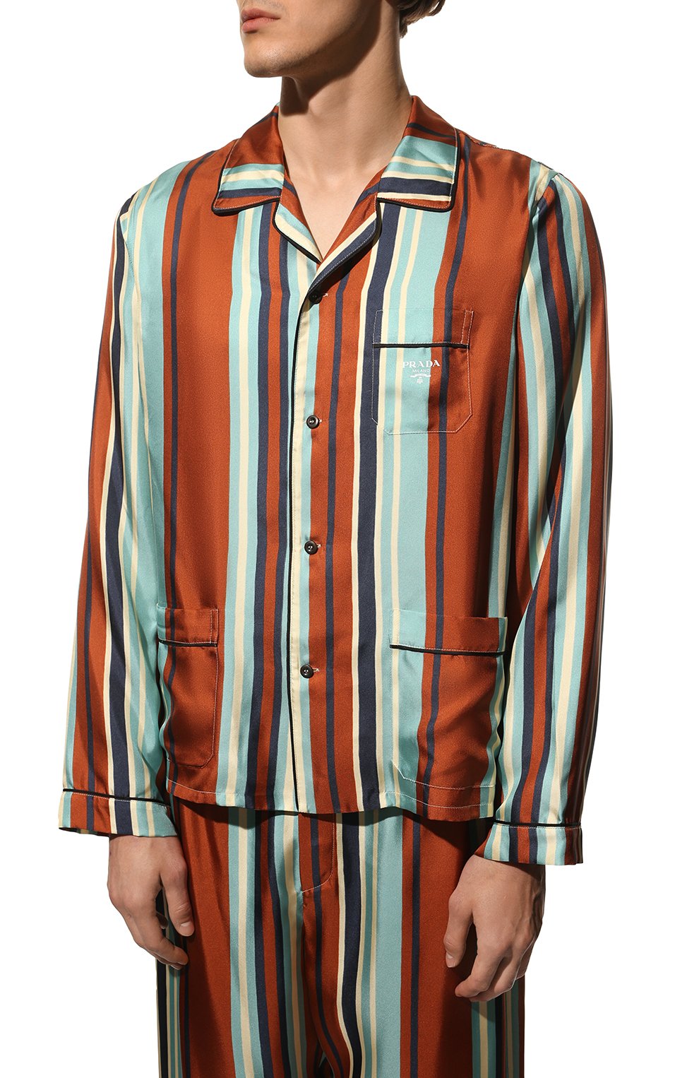 Шелковая пижама PRADA, арт. PJ8B64-10P0-F0046-212, фото 3