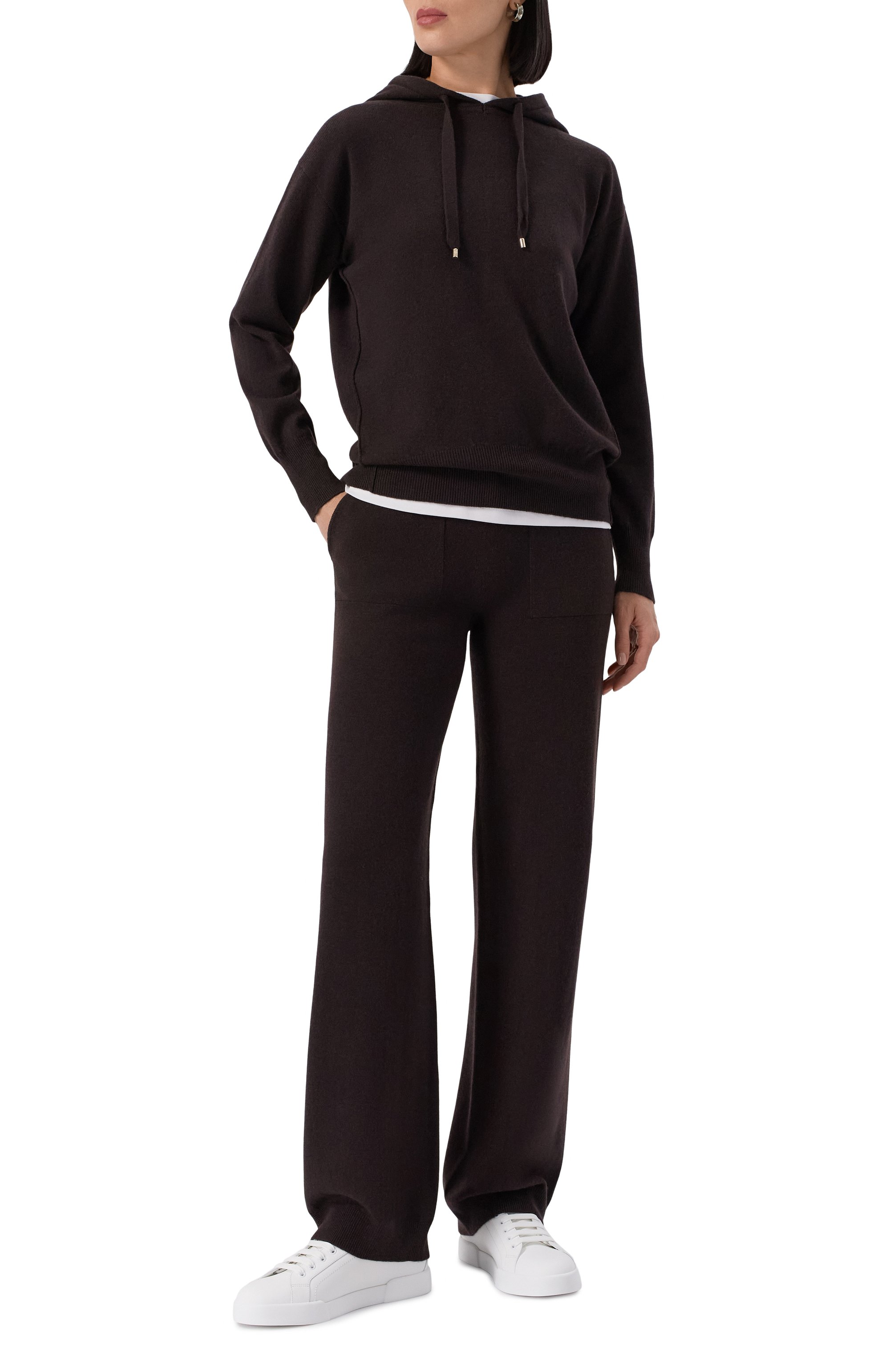 Джоггеры из шерсти и кашемира LORENA ANTONIAZZI, арт. PM02/2472, фото 2