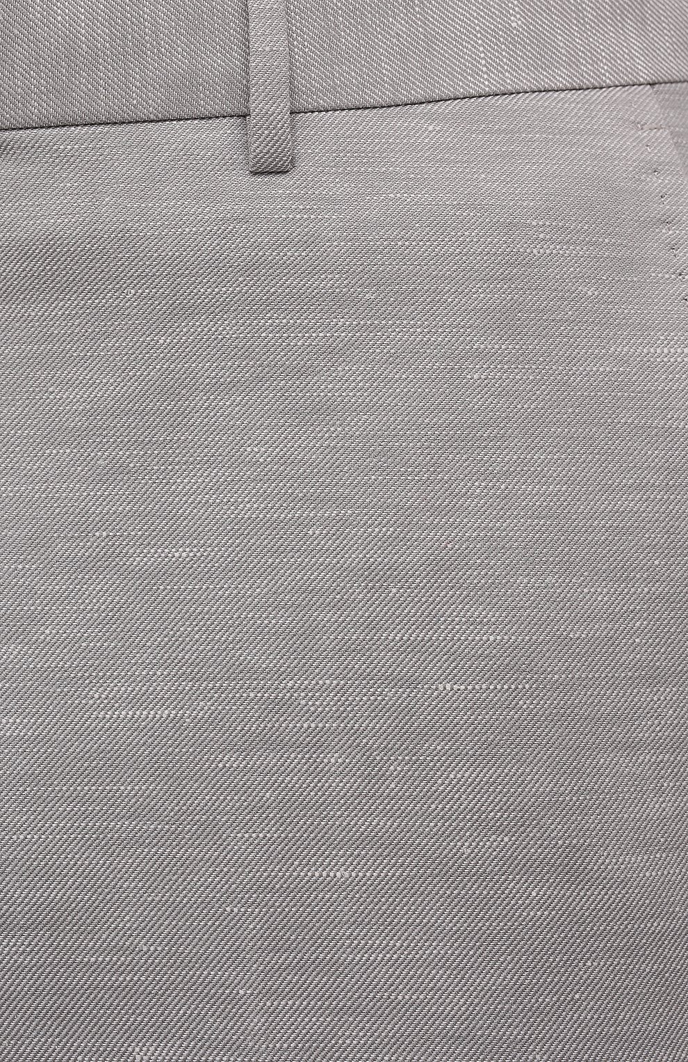 Брюки из шерсти и льна ZEGNA, арт. 318F06/75TB12, фото 5