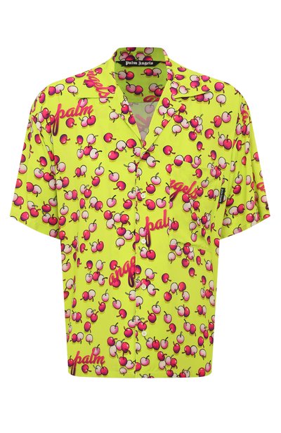 Мужская рубашка из вискозы PALM ANGELS, арт. PMGG007F24FAB001