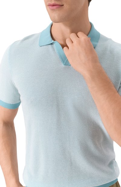 Хлопковое поло GRAN SASSO, арт. 57155/26901, фото 5