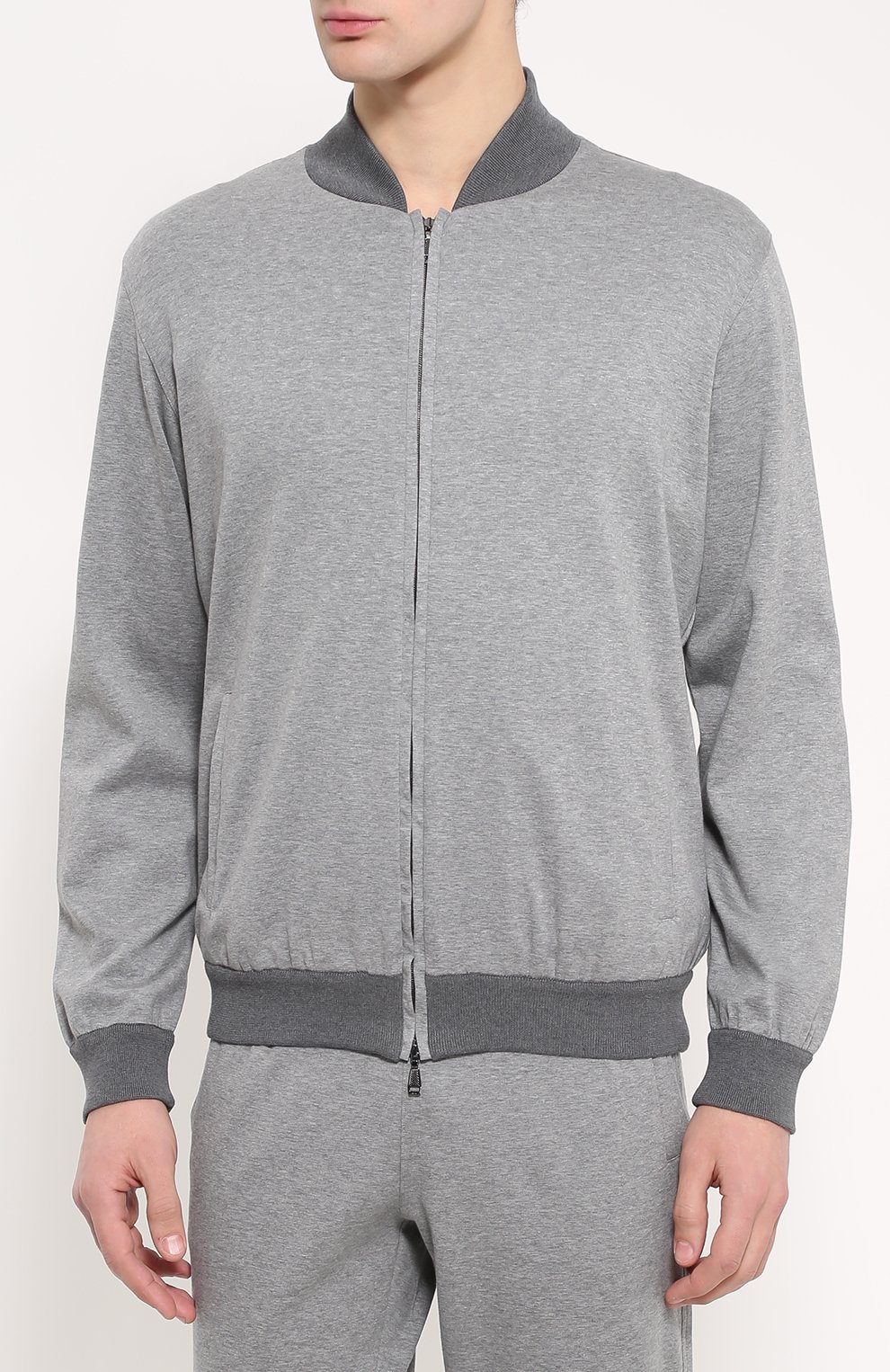 Хлопковый спортивный костюм с контрастными манжетами BRIONI, арт. UJ4E/P3607, фото 4