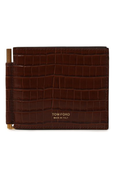 Мужской кожаный зажим для купюр TOM FORD, арт. Y0231/LCL239G