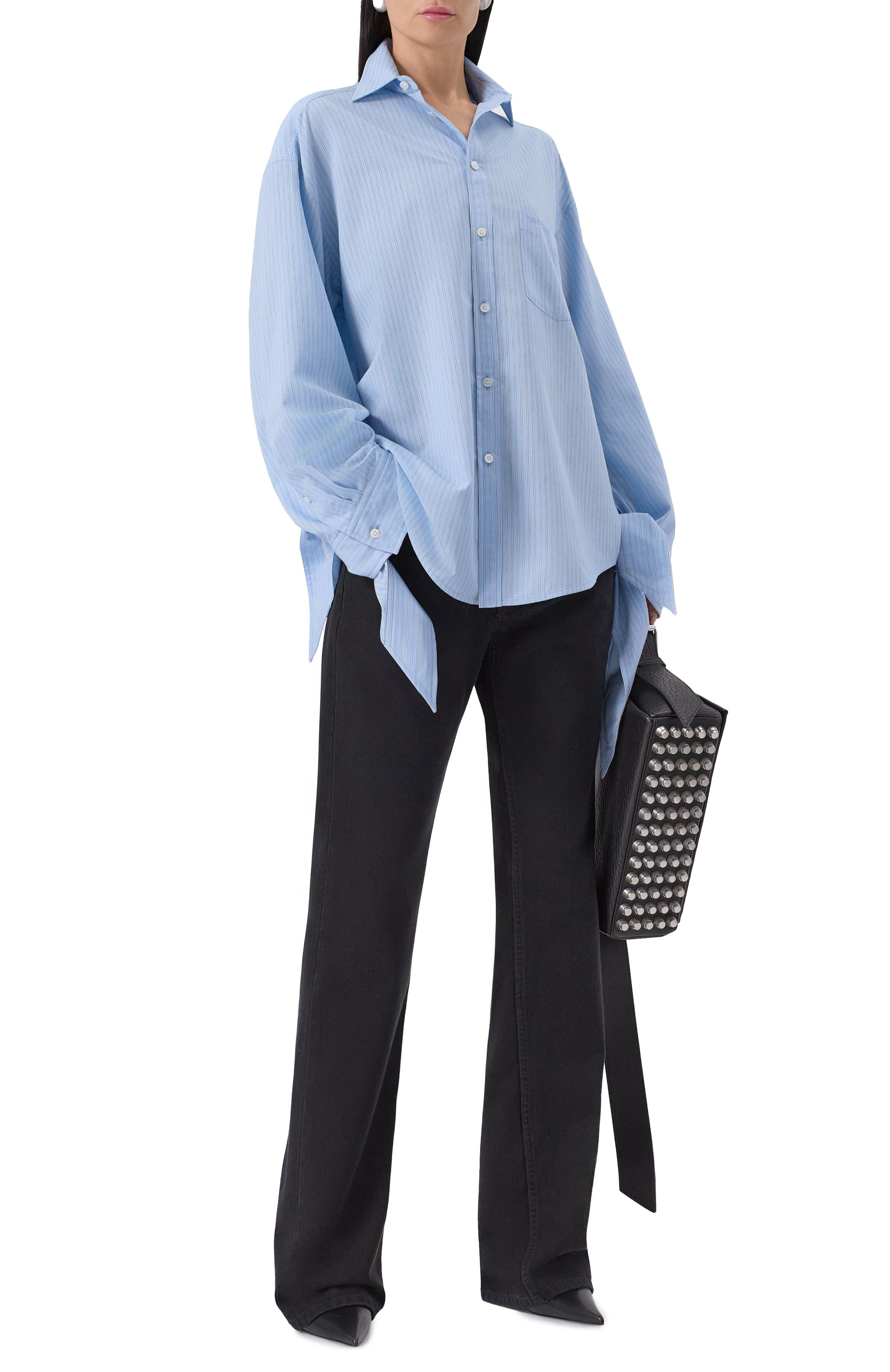 Рубашка из вискозы BALENCIAGA, арт. 830990/TS025, фото 2