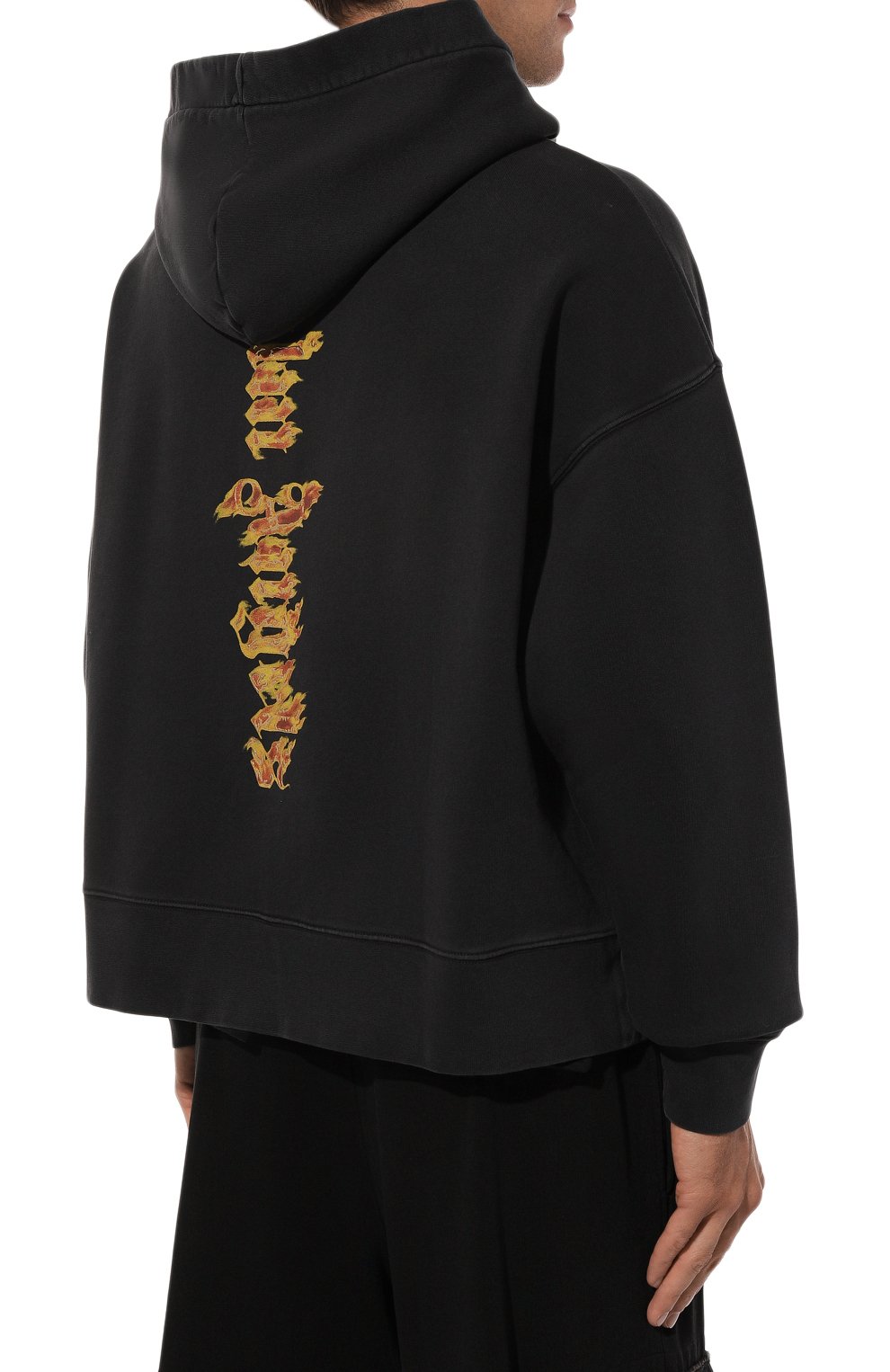 Хлопковое худи PALM ANGELS, арт. PMBB058F24FLE005, фото 4