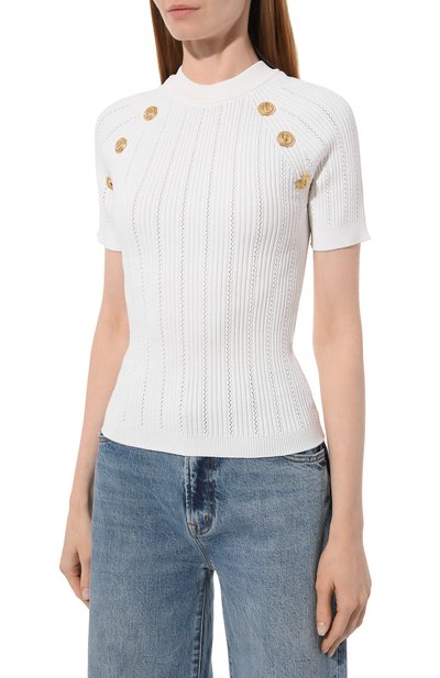 Топ из вискозы BALMAIN, арт. YF1AL075KB39, фото 3