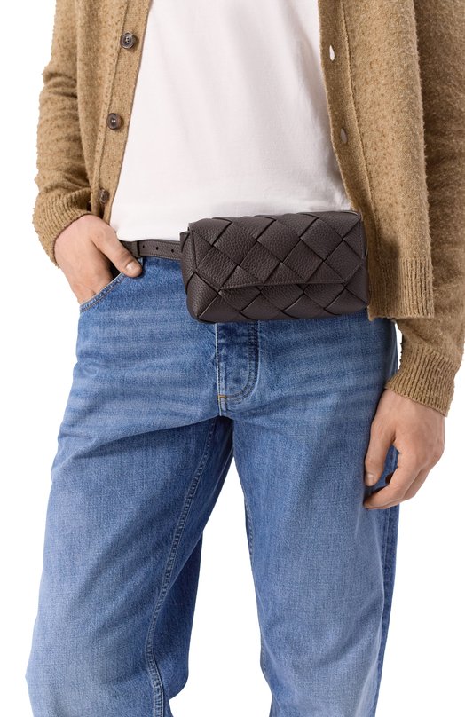 Поясная сумка Diago Bottega Veneta 805773/V5351 Коричневый  805773/V5351 Фото 2