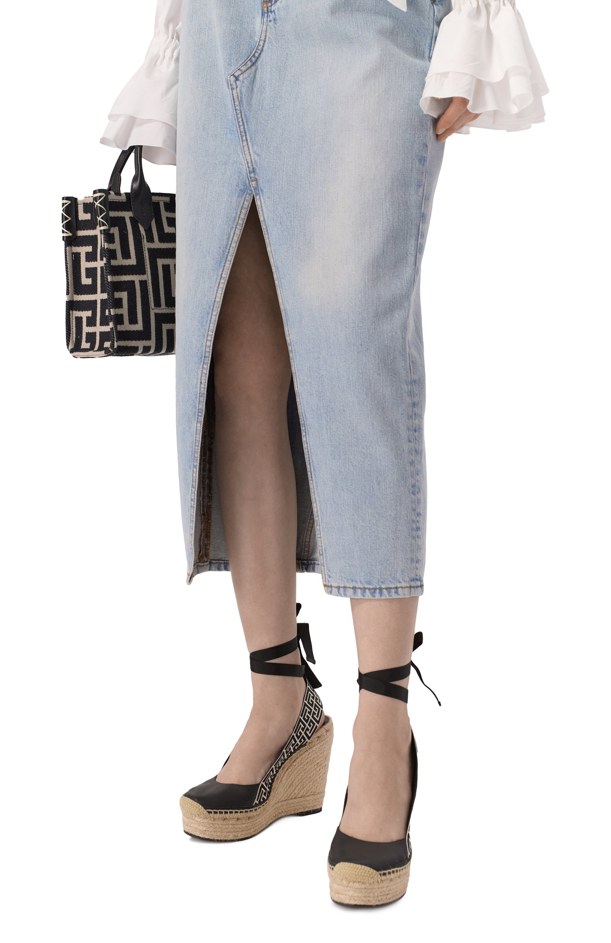 Комбинированные босоножки alex BALMAIN, арт. EN1UJ965/LVWB, фото 3