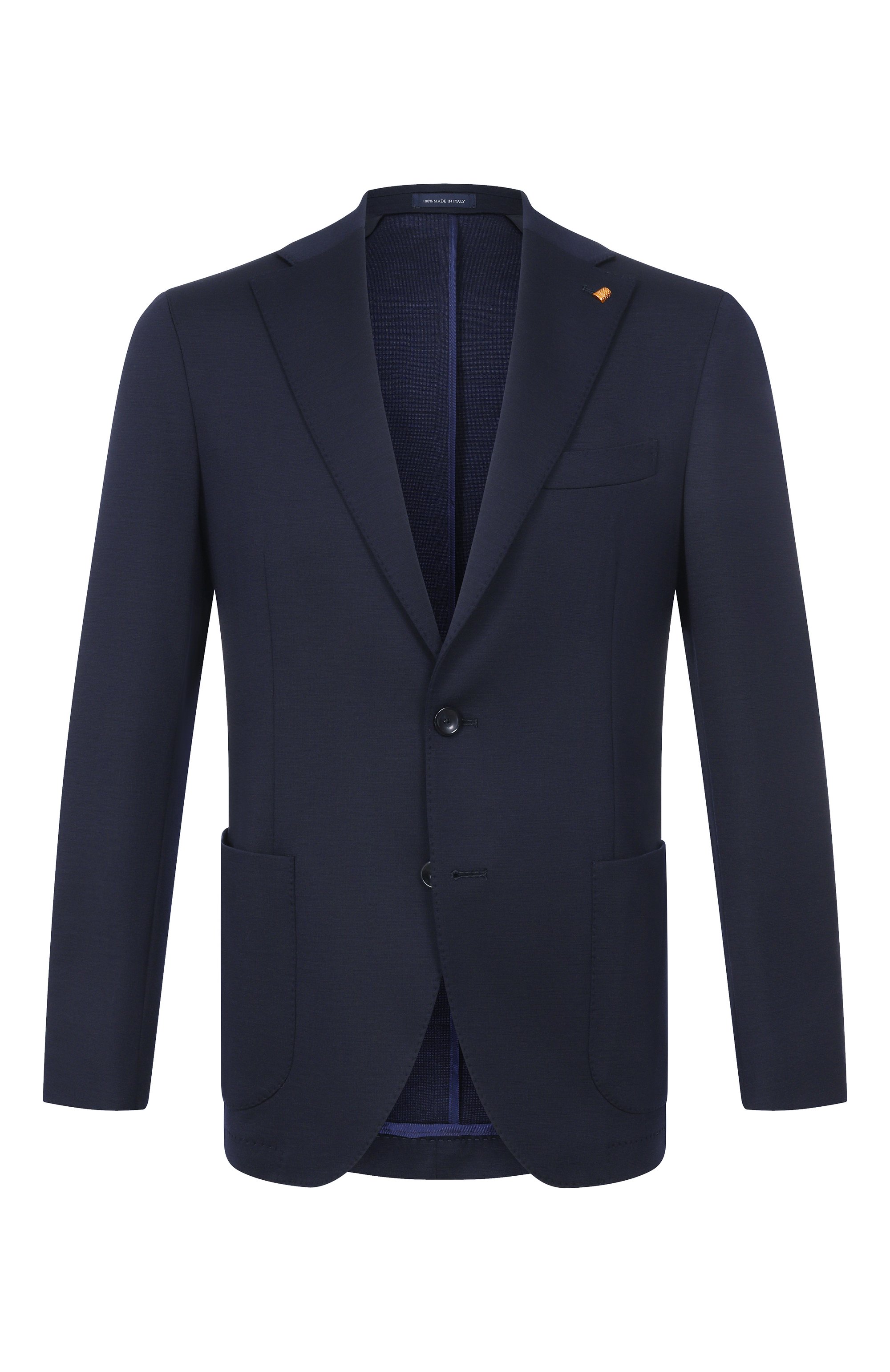 Шерстяной пиджак SARTORIA LATORRE темно-синего цвета по цене 106000 руб., арт. JD74/JJ976, фото 1 Шерстяной пиджак SARTORIA LATORRE, арт. JD74/JJ976, фото 1