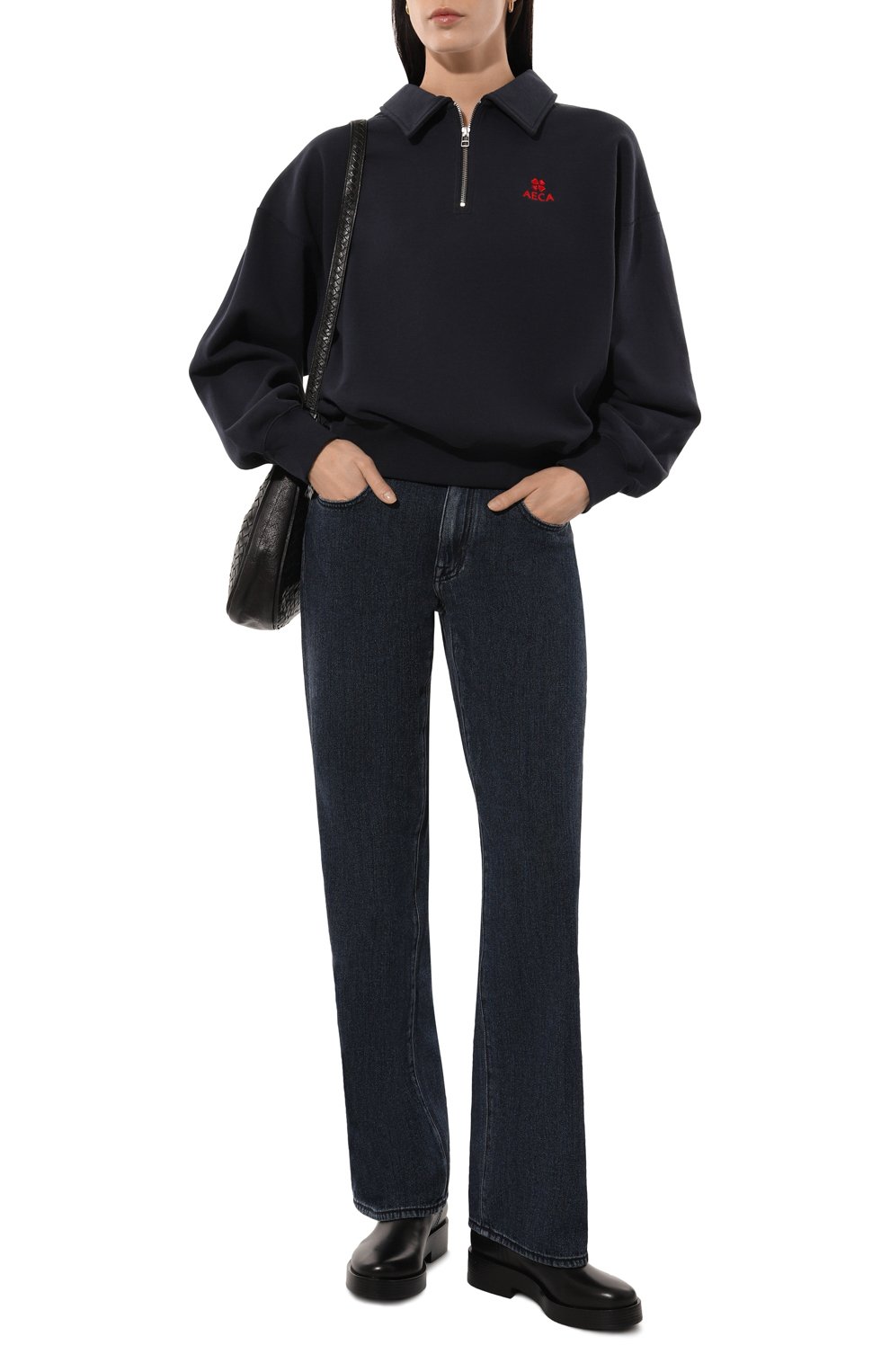 Хлопковый свитшот AECA WHITE, арт. AWCMSSBDTSSOV001A5, фото 2