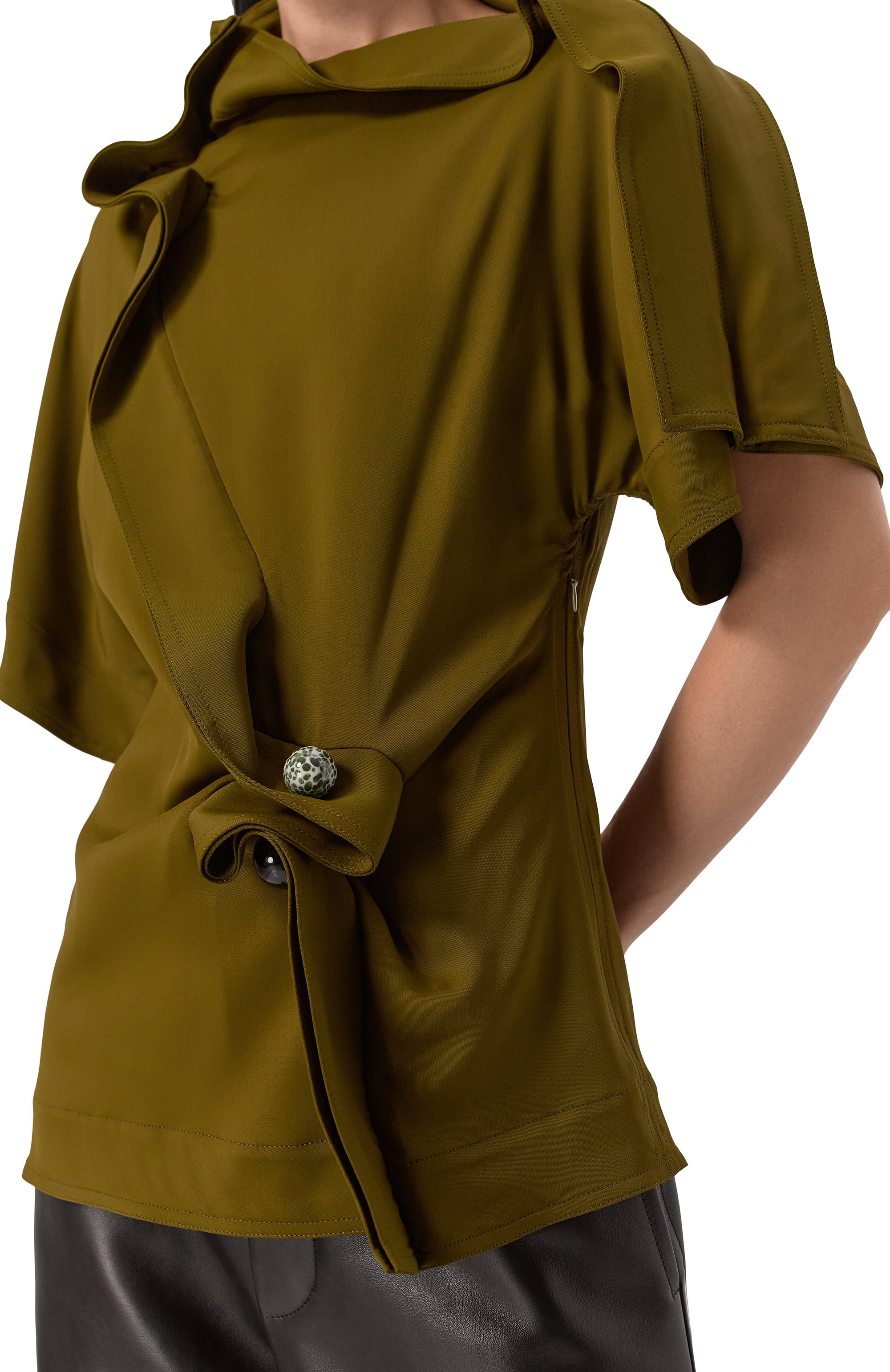 Топ из вискозы BOTTEGA VENETA, арт. 797412 V3Z10, фото 5