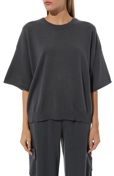 Кашемировый пуловер NOT SHY темно-серого цвета по цене 31400 руб., арт. 4302025C, фото 3 Кашемировый пуловер NOT SHY, арт. 4302025C, фото 3