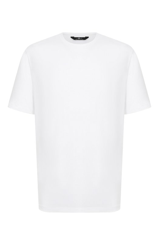 Хлопковая футболка 7 For All Mankind 7MR01237 Белый 7MR01237