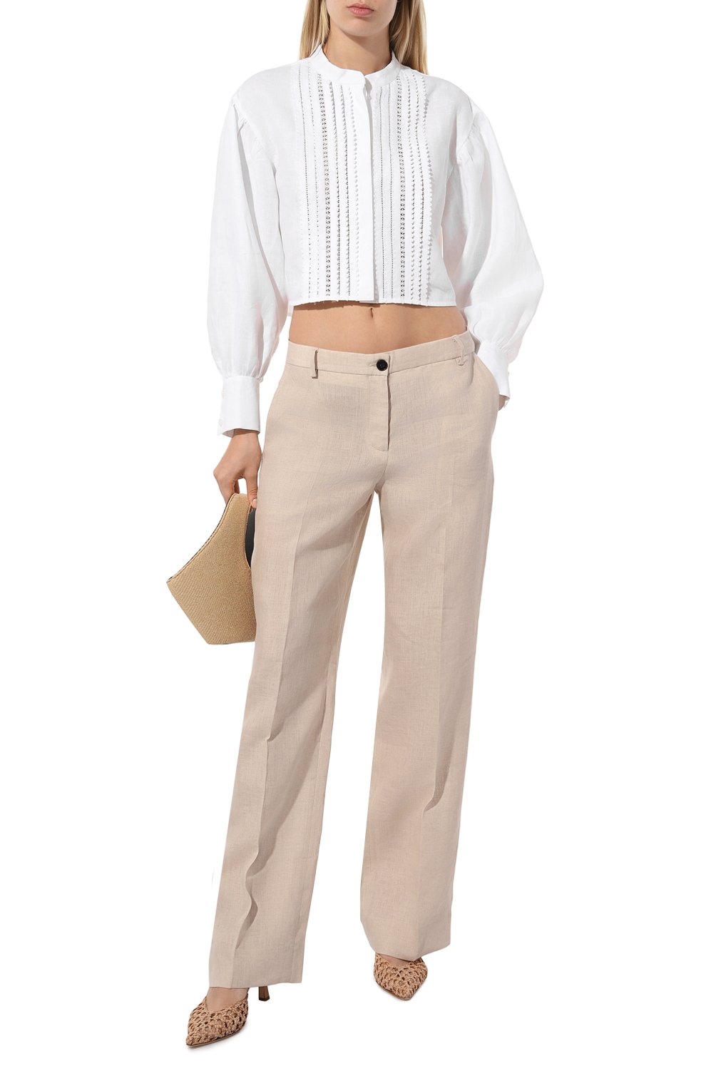 Льняная блузка ALEXANDRA GEORGIEVA BY KRESTETSKAYA STROCHKA, арт. L2-011b23, фото 2