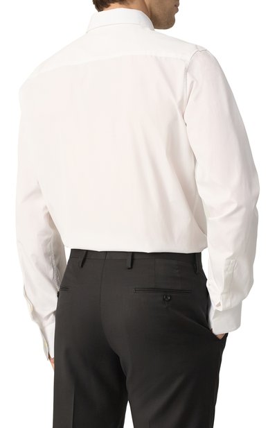 Хлопковая рубашка GIVENCHY белого цвета по цене 69950 руб., арт. BM60PQ15JT, фото 4 Хлопковая рубашка GIVENCHY, арт. BM60PQ15JT, фото 4