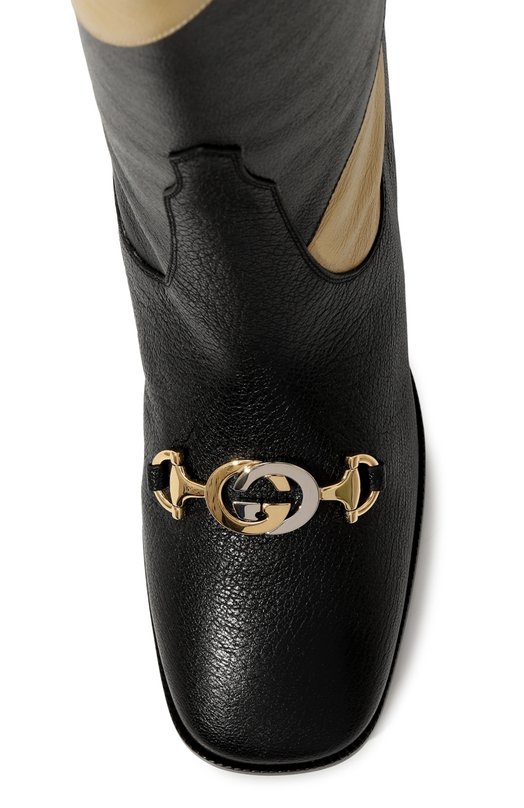 фото Кожаные сапоги zumi gucci