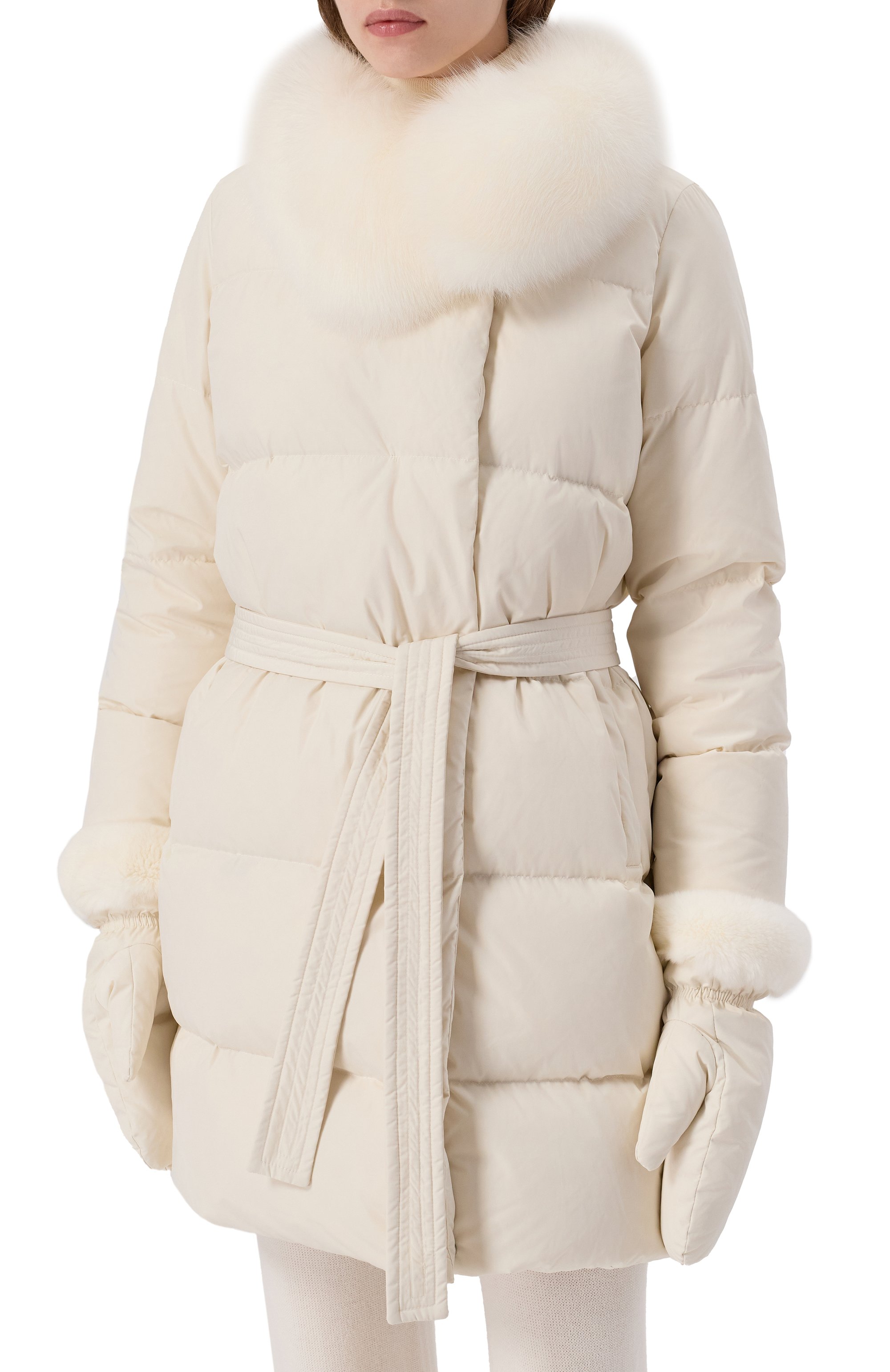 Пуховик с отделкой из песца YVES SALOMON, а�рт. M05690/D0TM, фото 3