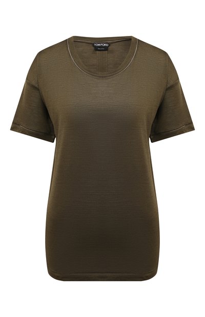 Женская футболка из шелка и шерсти TOM FORD, арт. TSJ399-FAX544