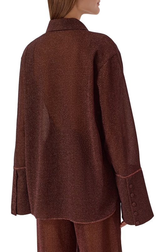 Блузка OSEREE LSF235/LUREX Коричневый  LSF235/LUREX Фото 4