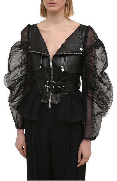 Кожаная куртка ALEXANDER MCQUEEN, арт. 659837/Q5AF7, фото 3