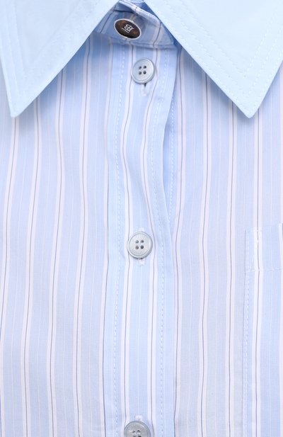 Рубашка из хлопка и шелка BURBERRY, арт. 8032214, фото 5