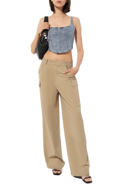 Джинсовый бра-топ PATRIZIA PEPE, арт. 2C1470_D043, фото 2