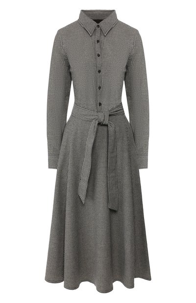 Женское платье из смеси шерсти и хлопка POLO RALPH LAUREN, арт. 211765512