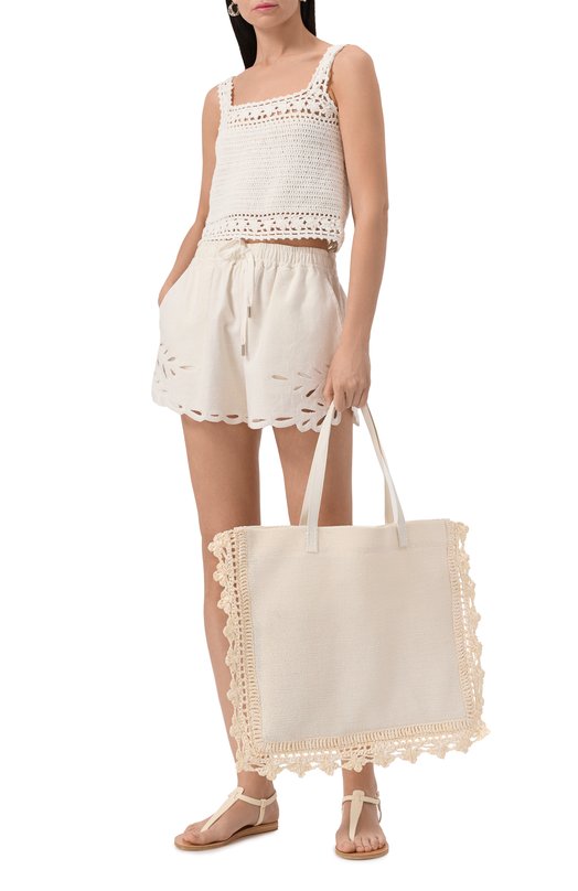 Сумка-тоут Crochet  JW Anderson HB0730/FA0451 Кремовый  HB0730/FA0451 Фото 8