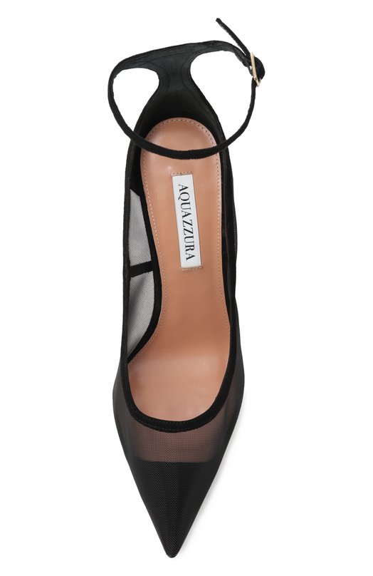 Туфли Love Affair Mesh 105 Aquazzura LAMHIGP0/FMD Чёрный  LAMHIGP0/FMD Фото 6
