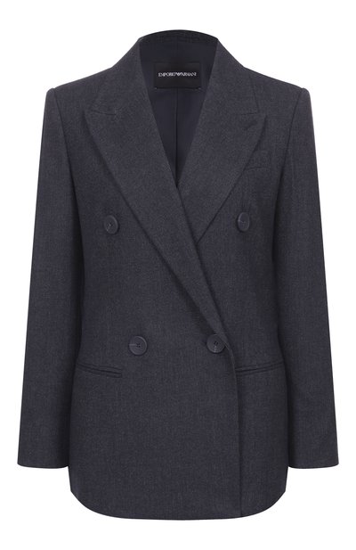 Женский жакет из вискозы и шерсти EMPORIO ARMANI, арт. EW001514/AF14733