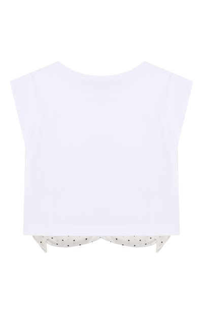 Хлопковый топ MONNALISA, арт. 11G302, фото 2